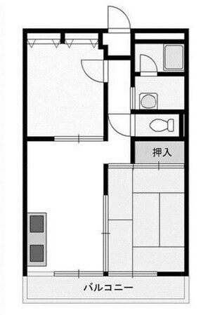 フラッツ・イケベの物件間取画像